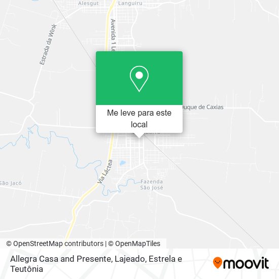 Allegra Casa and Presente mapa