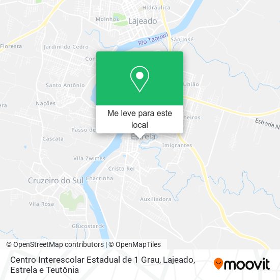 Centro Interescolar Estadual de 1 Grau mapa