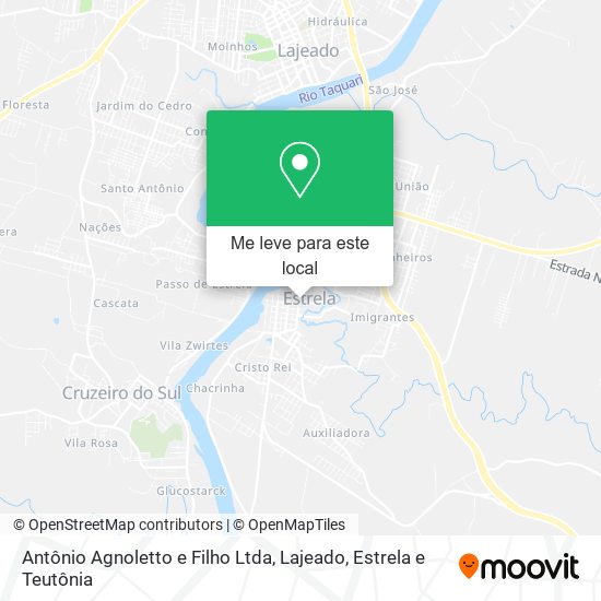Antônio Agnoletto e Filho Ltda mapa