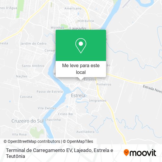 Terminal de Carregamento EV mapa