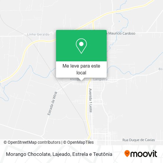 Morango Chocolate mapa