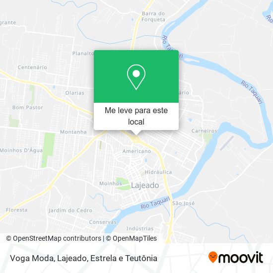 Voga Moda mapa