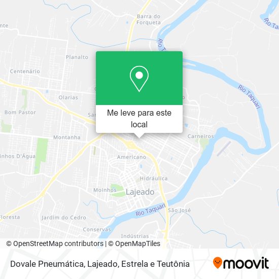 Dovale Pneumática mapa