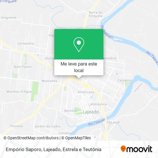 Empório Saporo mapa