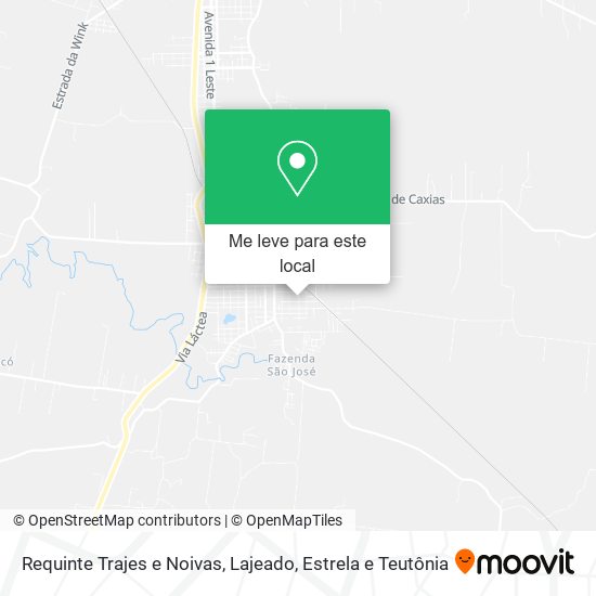 Requinte Trajes e Noivas mapa