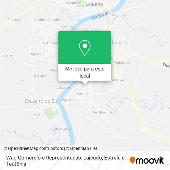 Wag Comercio e Representacao mapa