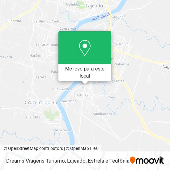 Dreams Viagens Turismo mapa