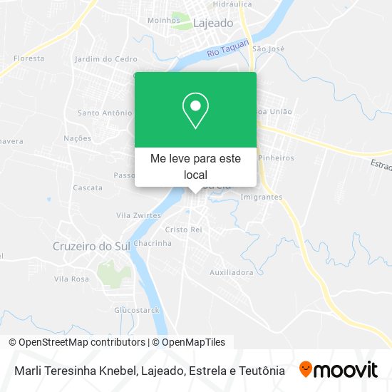 Marli Teresinha Knebel mapa