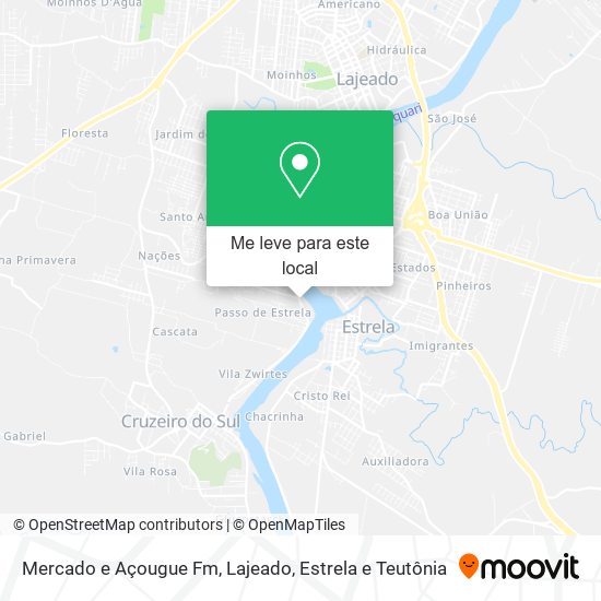 Mercado e Açougue Fm mapa