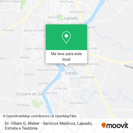 Dr. Viliam G. Weber - Servicos Medicos mapa