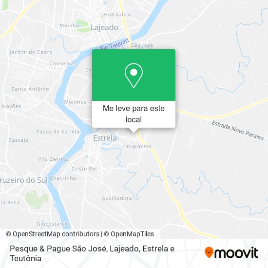 Pesque & Pague São José mapa