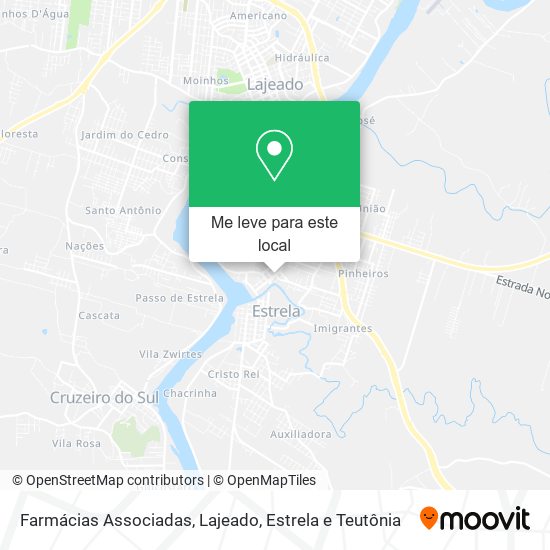 Farmácias Associadas mapa