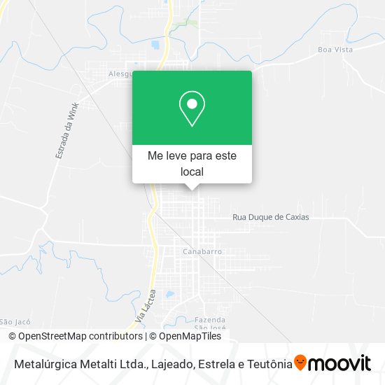 Metalúrgica Metalti Ltda. mapa