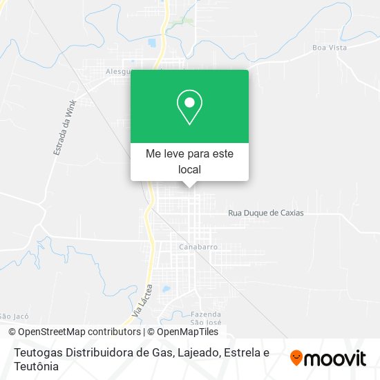 Teutogas Distribuidora de Gas mapa