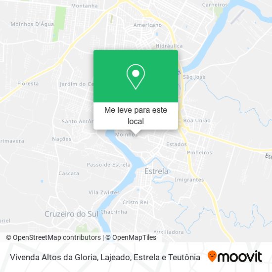 Vivenda Altos da Gloria mapa