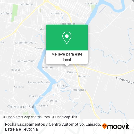 Rocha Escapamentos / Centro Automotivo mapa