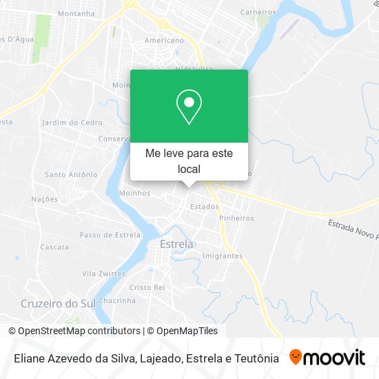 Eliane Azevedo da Silva mapa