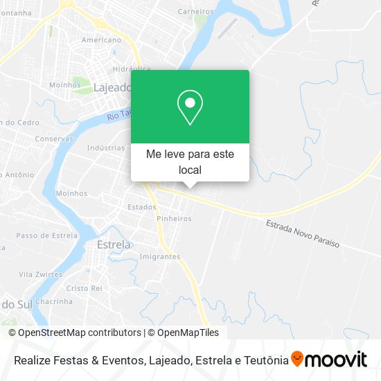 Realize Festas & Eventos mapa