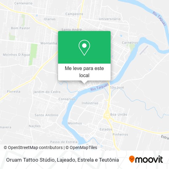 Oruam Tattoo Stúdio mapa