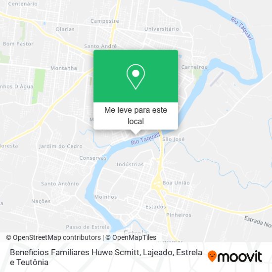 Beneficios Familiares Huwe Scmitt mapa