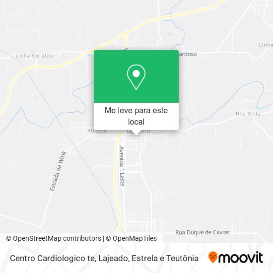 Centro Cardiologico te mapa