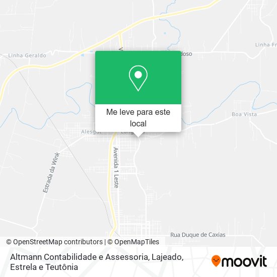 Altmann Contabilidade e Assessoria mapa