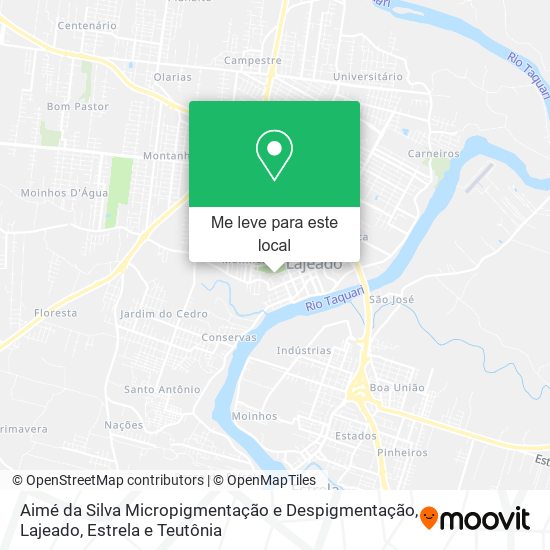 Aimé da Silva Micropigmentação e Despigmentação mapa