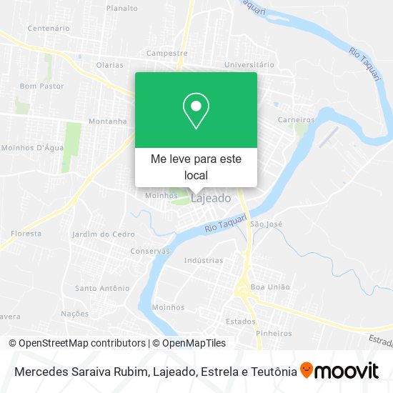 Mercedes Saraiva Rubim mapa