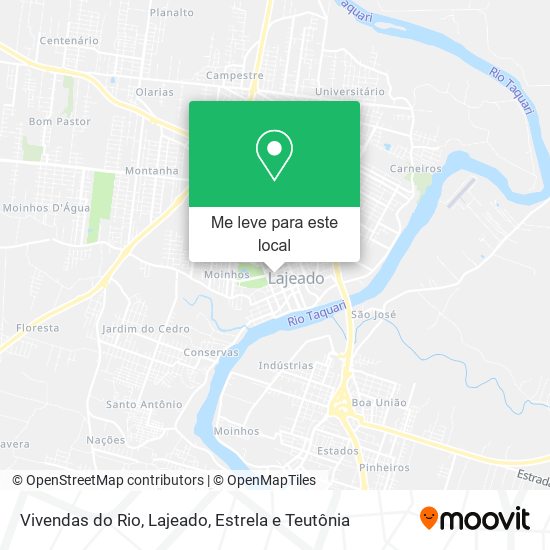 Vivendas do Rio mapa
