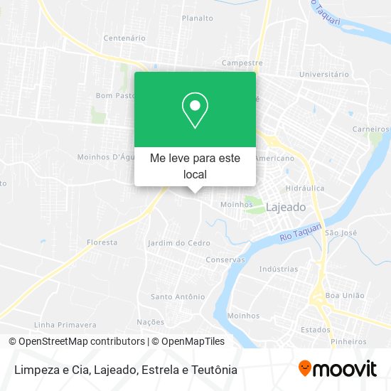 Limpeza e Cia mapa