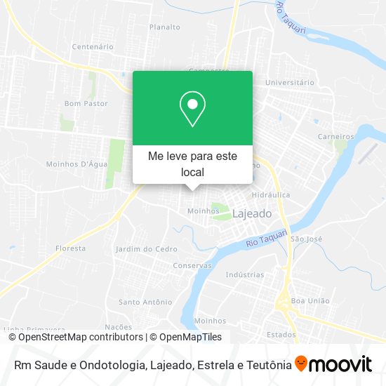 Rm Saude e Ondotologia mapa