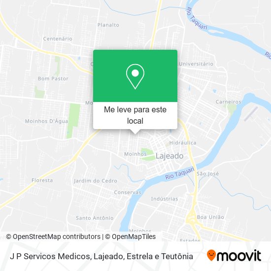 J P Servicos Medicos mapa