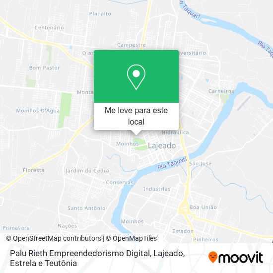 Palu Rieth Empreendedorismo Digital mapa