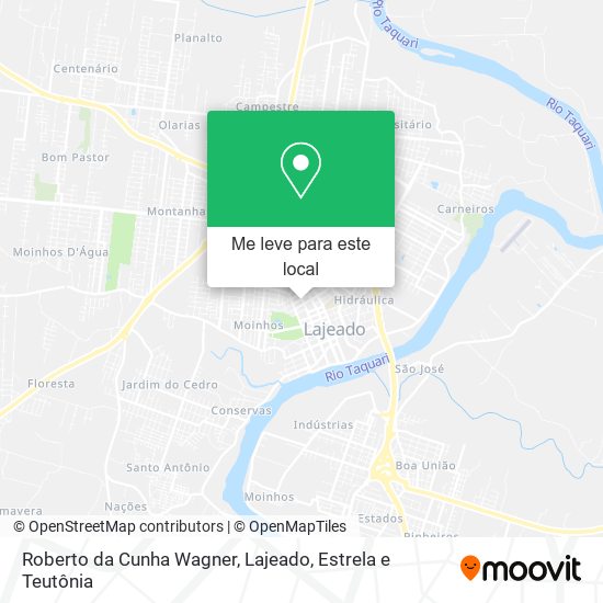 Roberto da Cunha Wagner mapa