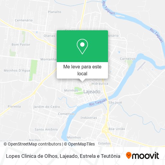 Lopes Clinica de Olhos mapa