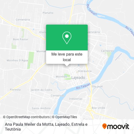 Ana Paula Weiler da Motta mapa