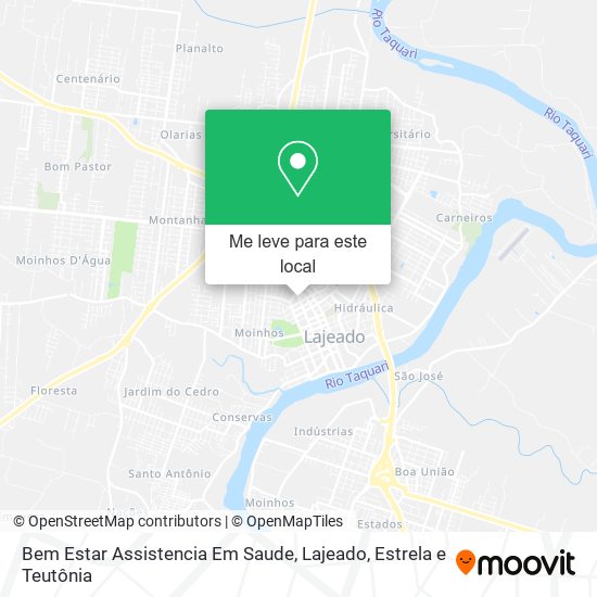 Bem Estar Assistencia Em Saude mapa
