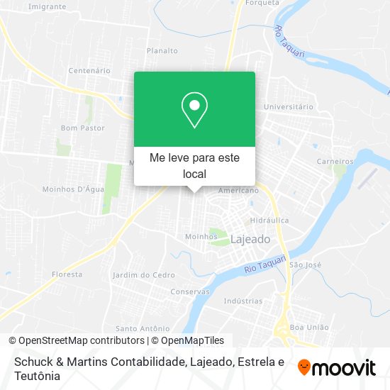 Schuck & Martins Contabilidade mapa