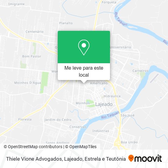 Thiele Vione Advogados mapa