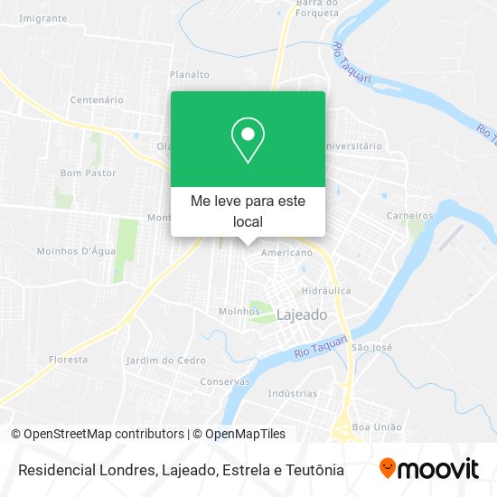 Residencial Londres mapa