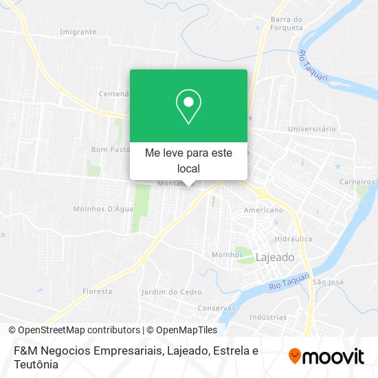 F&M Negocios Empresariais mapa