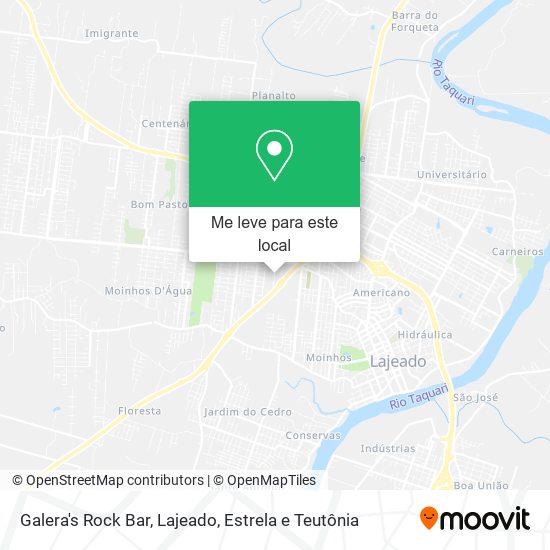 Galera's Rock Bar mapa