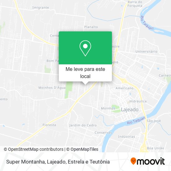 Super Montanha mapa