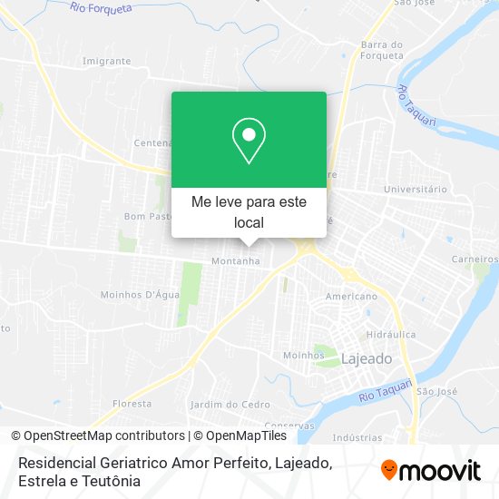 Residencial Geriatrico Amor Perfeito mapa