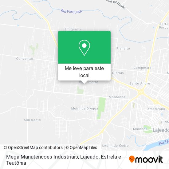 Mega Manutencoes Industriais mapa