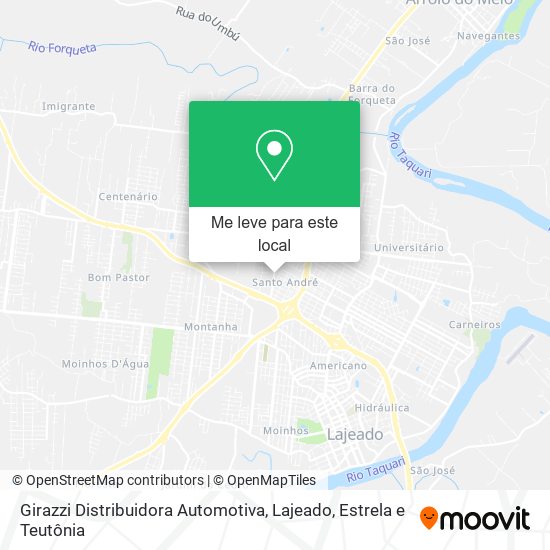 Girazzi Distribuidora Automotiva mapa