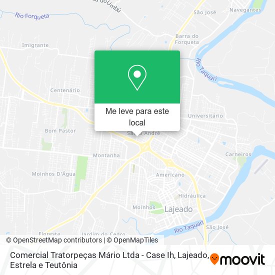 Comercial Tratorpeças Mário Ltda - Case Ih mapa