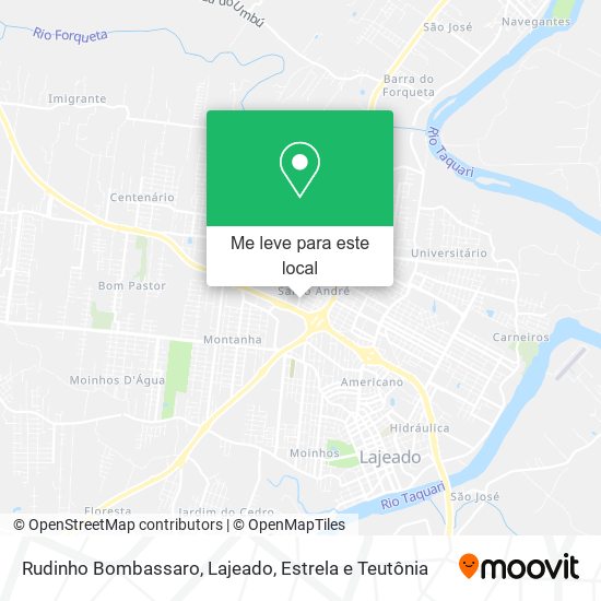 Rudinho Bombassaro mapa