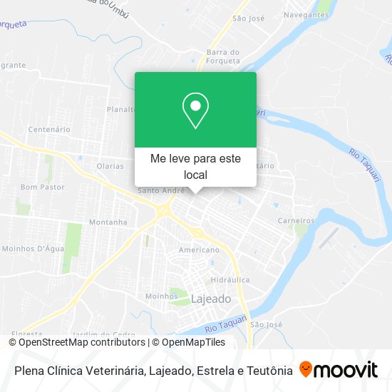 Plena Clínica Veterinária mapa