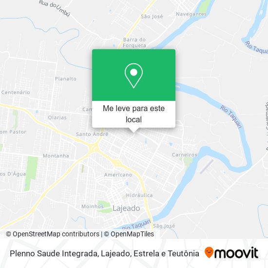 Plenno Saude Integrada mapa